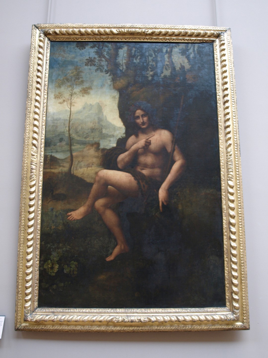 Saint John the Baptist by Leonardo Da Vinci